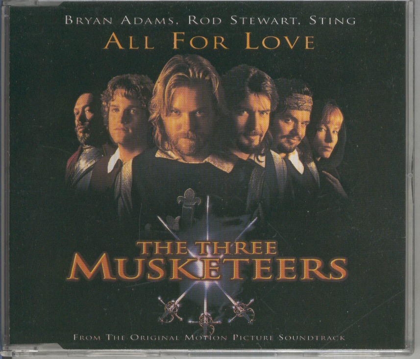 Cd Musica: ALL FOR LOVE – The Three musketeers