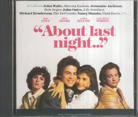 Cd Musica: ABOUT LAST NIGHT Soundtrak from the motion picture