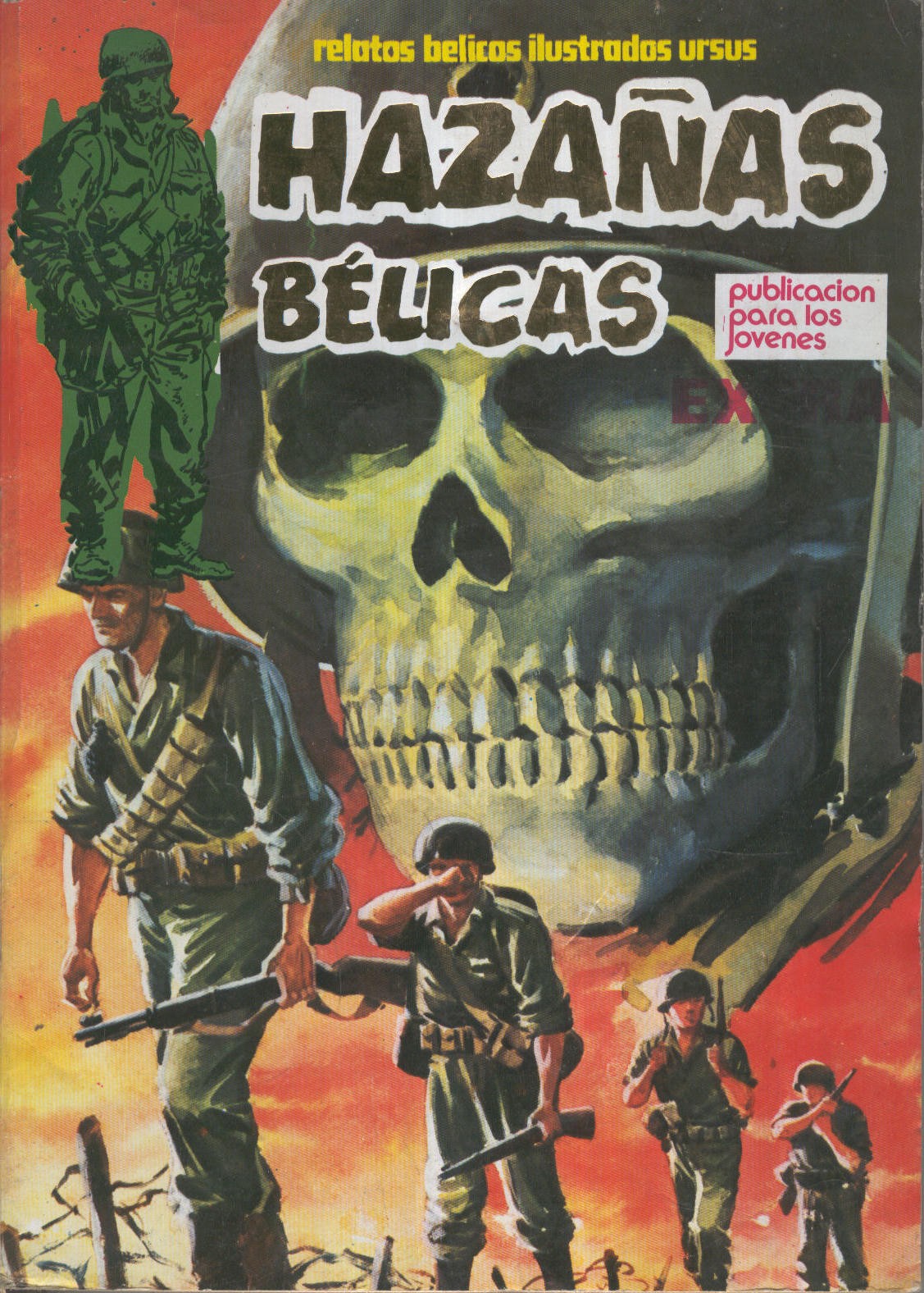 HAZAÑAS BELICAS EXTRA Retapado: Numeros 05 al 08 (numerado 02 en trasera)