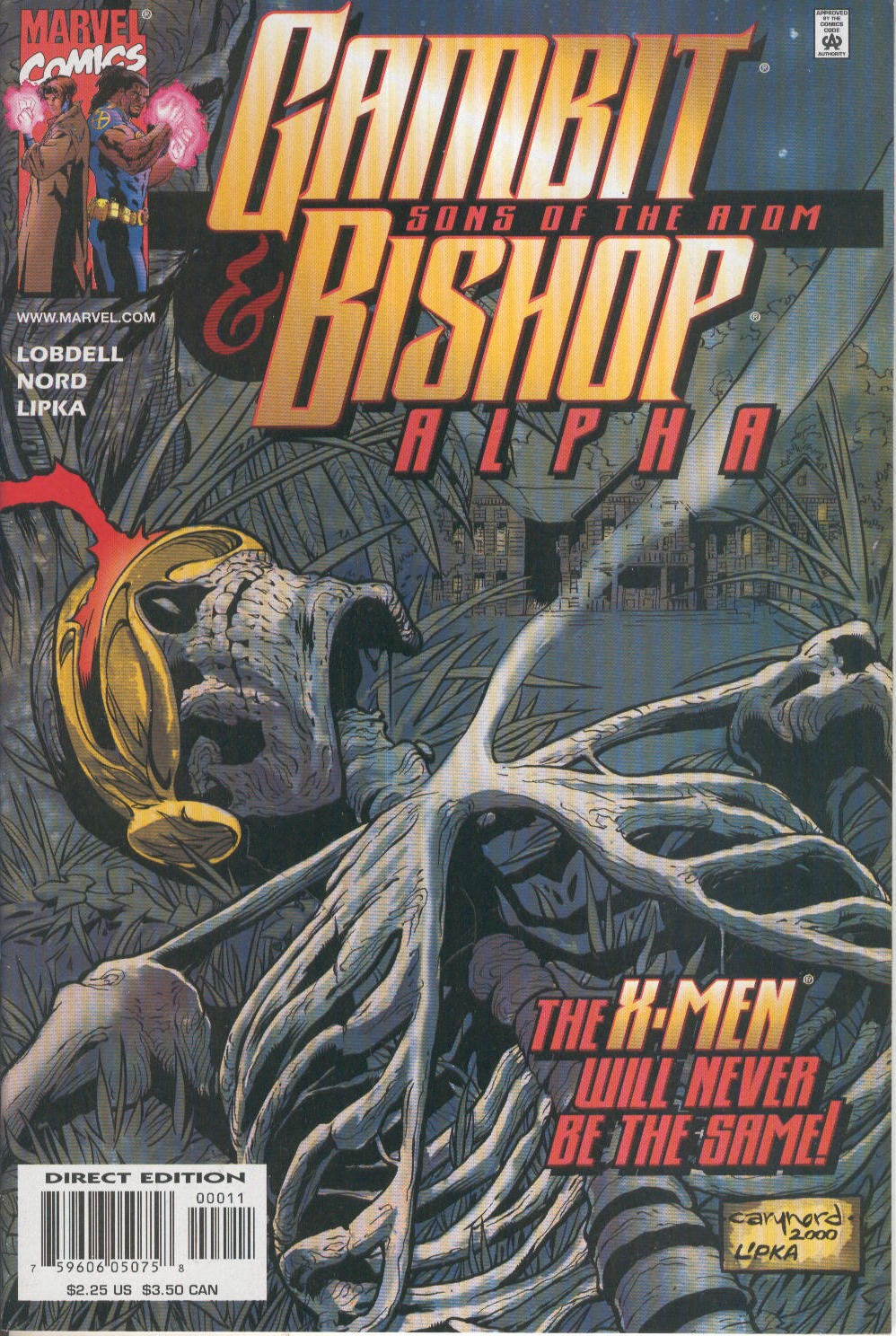 GAMBIT AND BISHOP Sons of the Atom Numero ALPHA