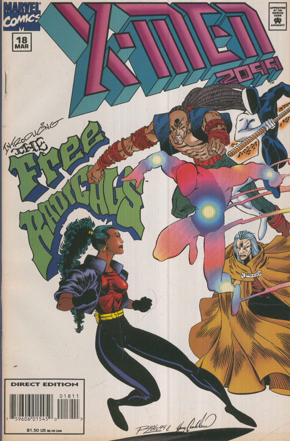 X-MEN 2099 Vol.1 Numero 18: Free Radical Chic