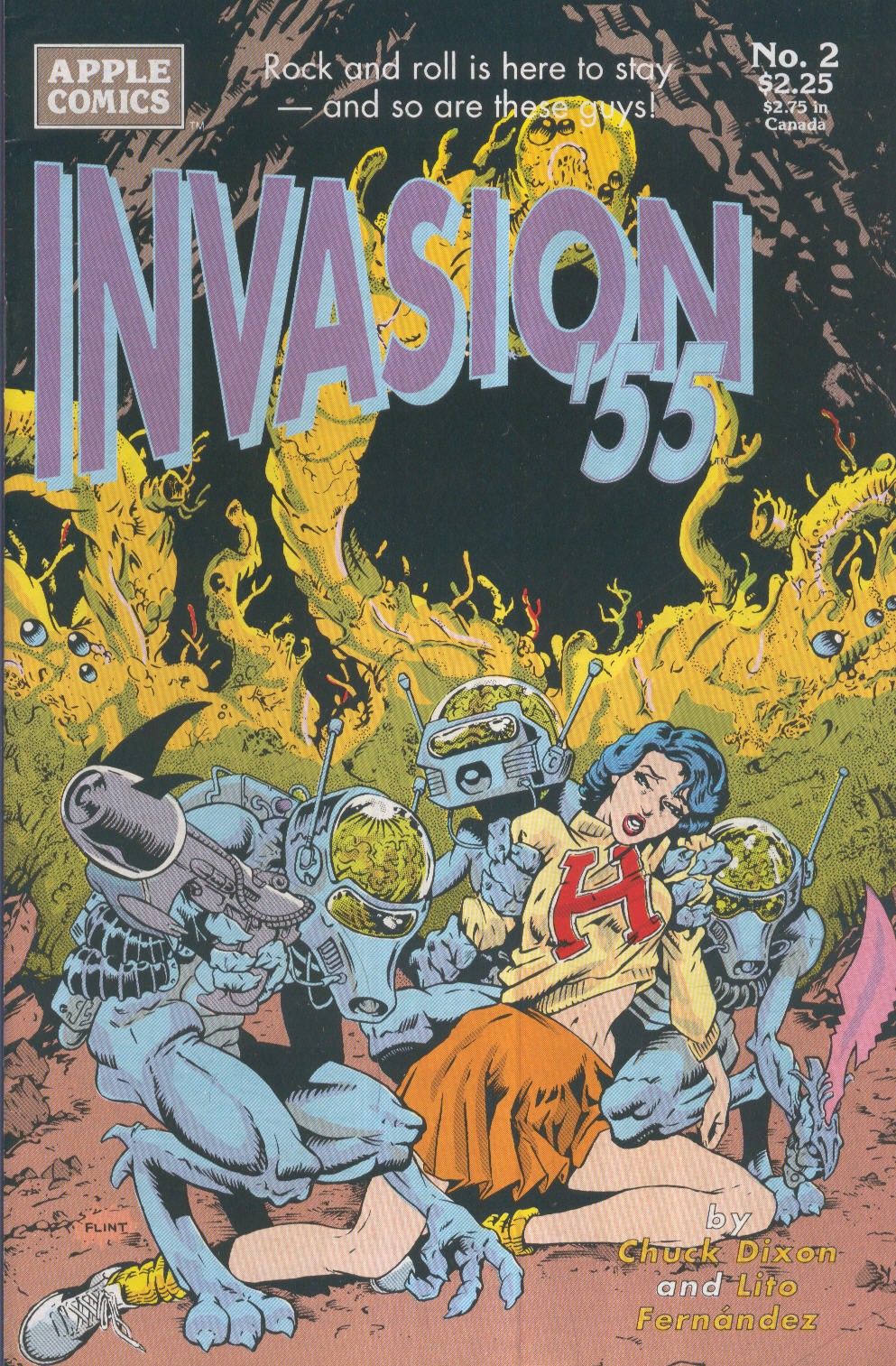 INVASION 55 Apple Comics: Numero 02