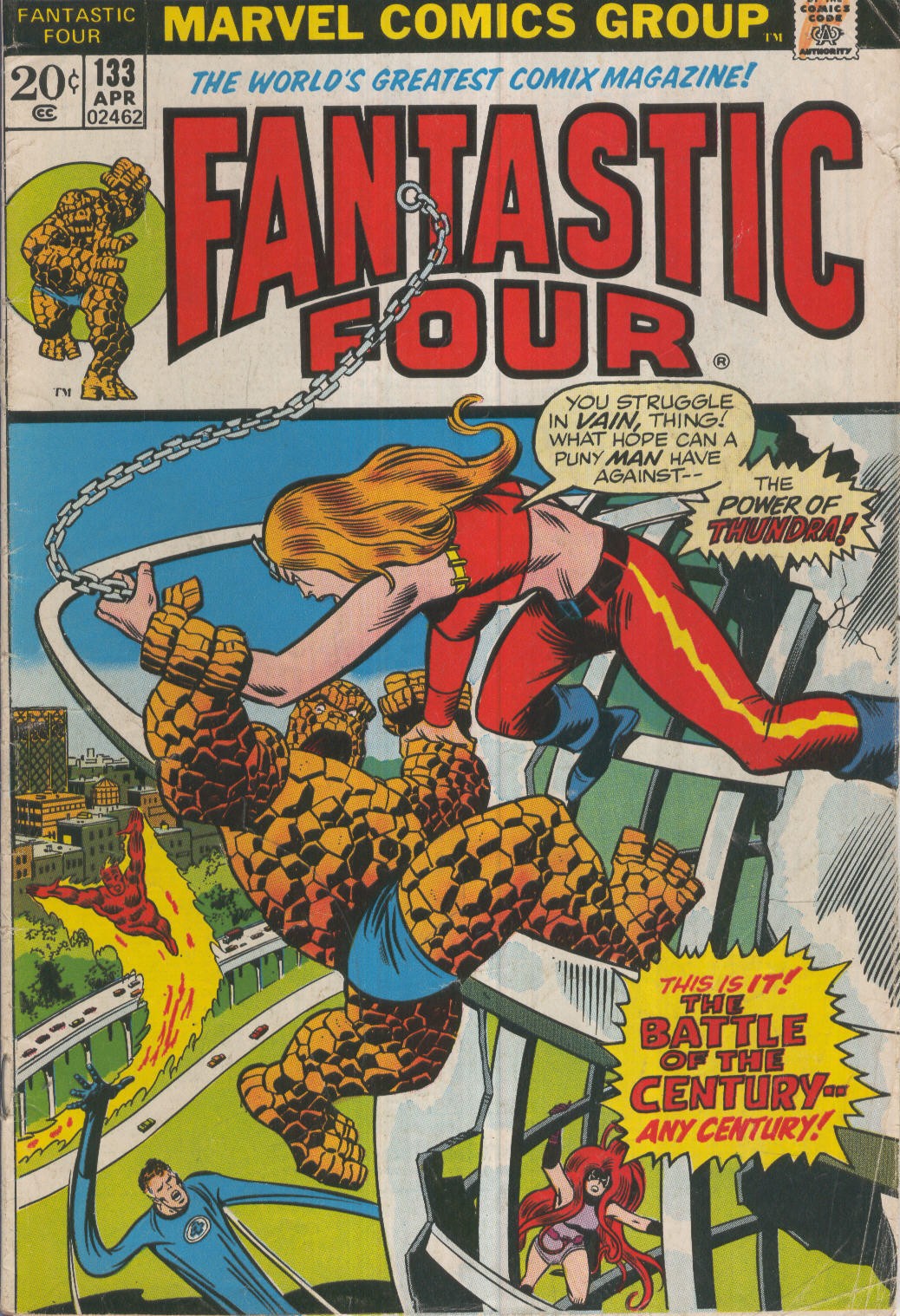 FANTASTIC FOUR Vol.01 Numero 133: Thundra at dawn