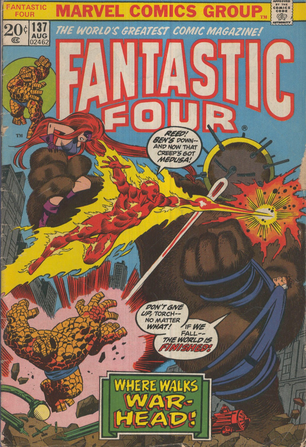 FANTASTIC FOUR Vol.01 Numero 137: Rumble on planet 3