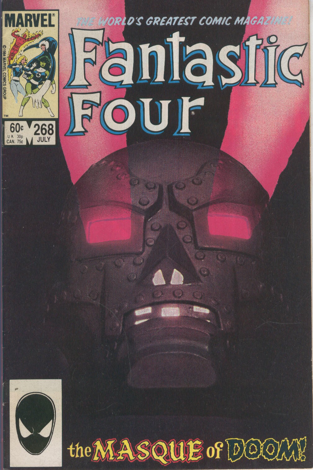 FANTASTIC FOUR Vol.01 Numero 268: The masque of down