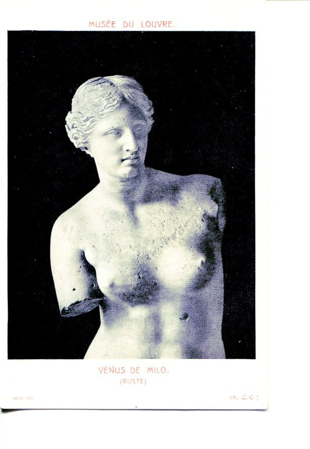 Postal 16326: Busto de VENUS DE MILO - Musee du Louvre