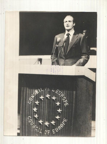 Foto Prensa numero 079: Juan Carlos en el consejo de europa