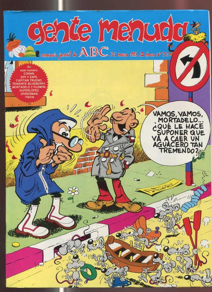 Gente Menuda seminario juvenil de ABC numero 072: El Capitan Trueno, etc