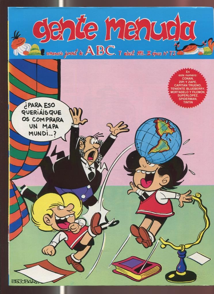 Gente Menuda seminario juvenil de ABC numero 073: El Capitan Trueno, etc