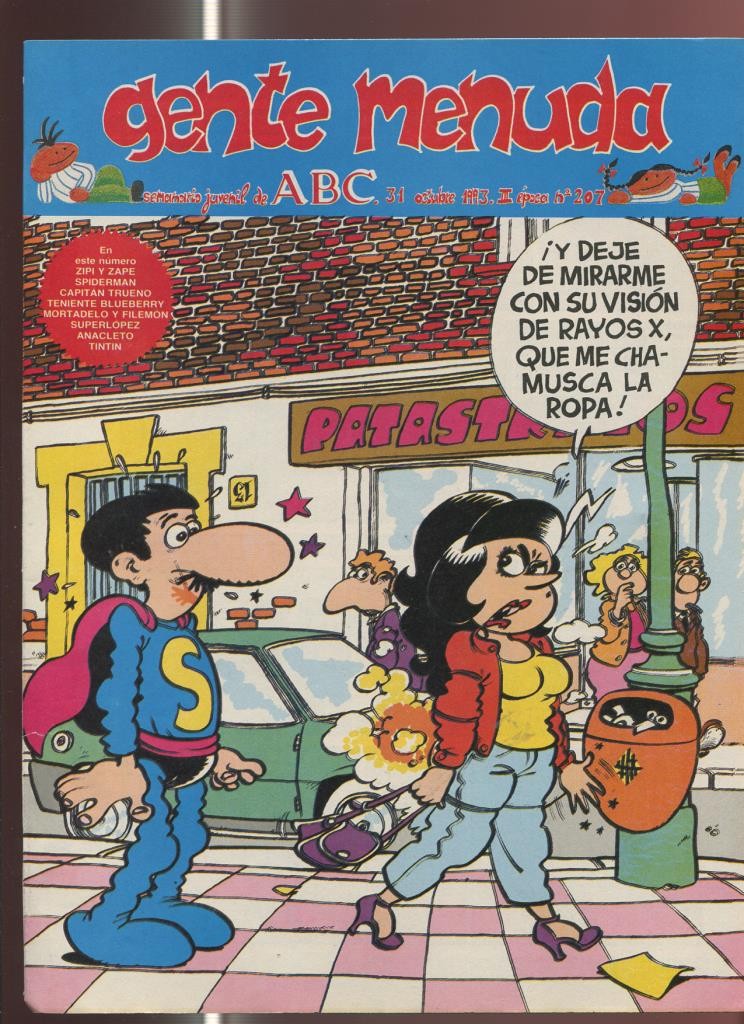 Gente Menuda seminario juvenil de ABC numero 207: El Capitan Trueno, etc