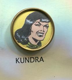 Pins serie El Capitan Trueno, los malos: Kundra