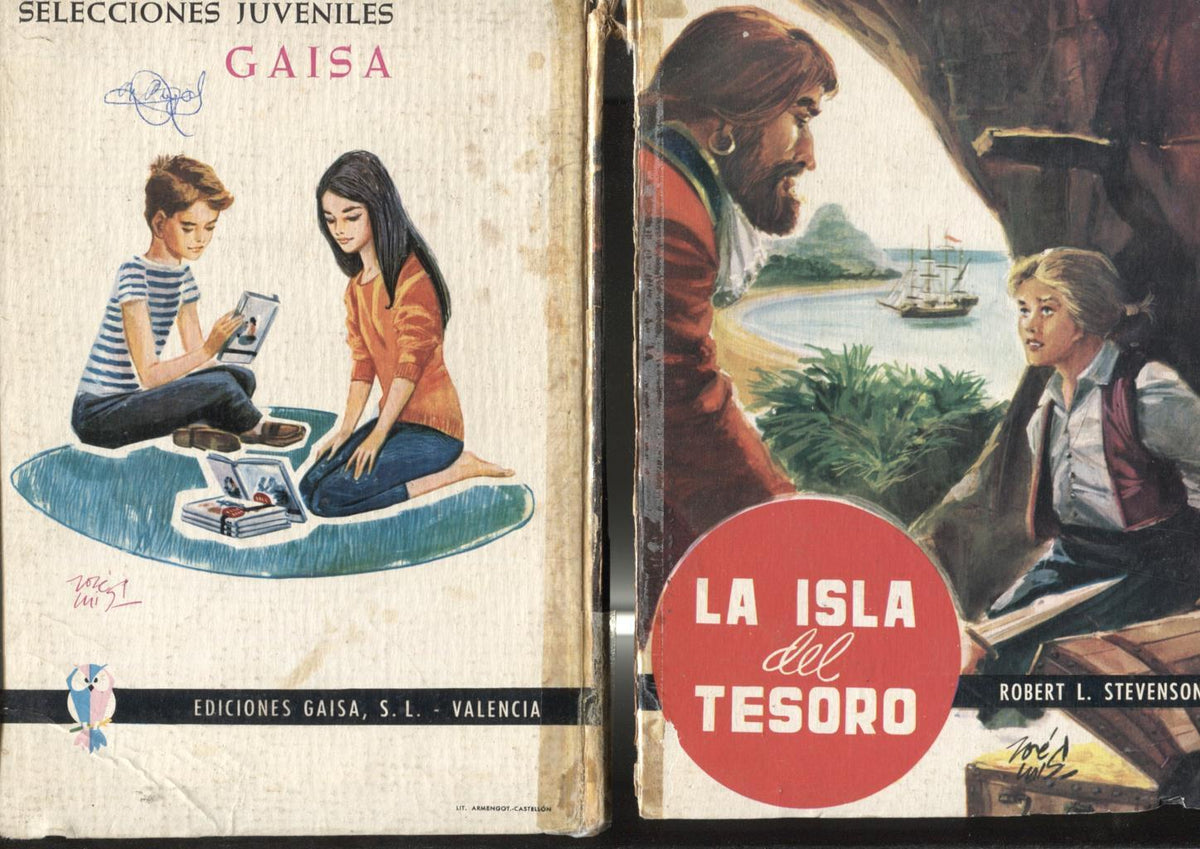 La isla del tesoro (cubierta estropeada y suelta segun imagen)