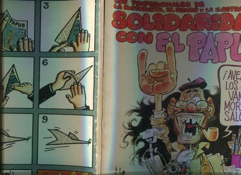 Album con motivo del atentado a la editorial: Solidaridad con el Papus  