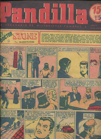 Pandilla semanario de historietas famosas numero 155 (procede de tomo desencuadernado)