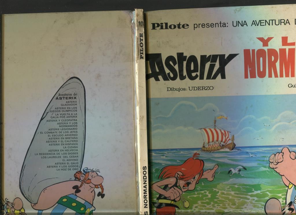 Pilote: Asterix y los normandos (cubierta mal estado)