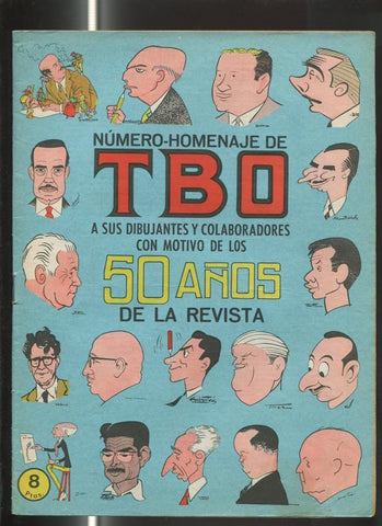 TBO extra de 08 pts: Homenajes a dibujantes (numerado 2 en trasera)