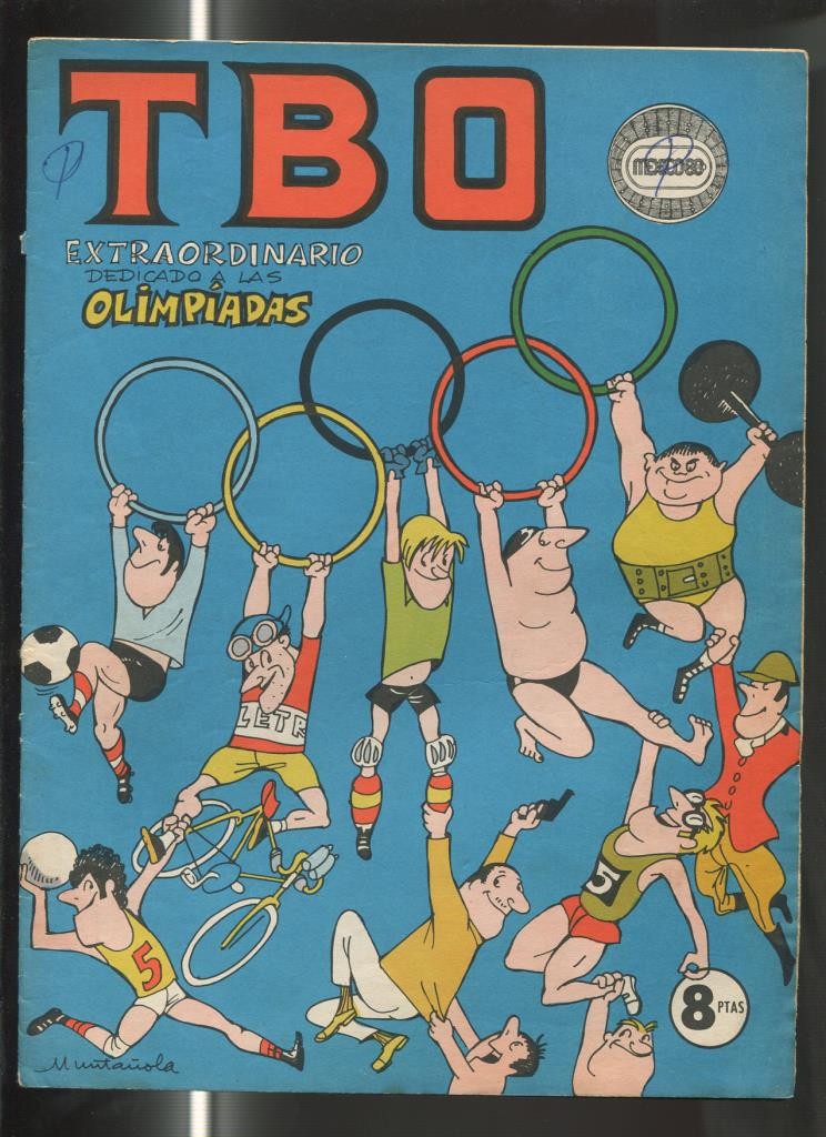 TBO extra de 8 pts: Olimpiadas de Mexico (numerado 2 en trasera)