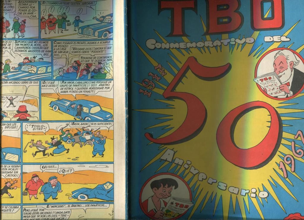TBO extra de 8 pts: 50 aniversario 1917-1967 (numerado 3 en trasera)
