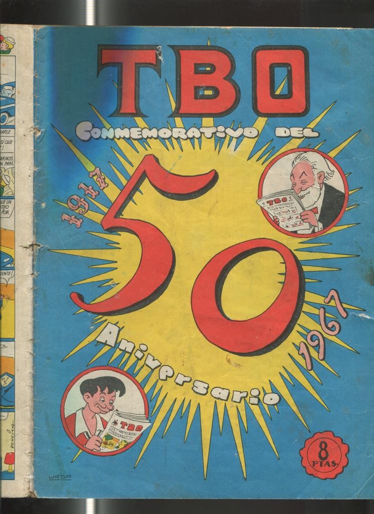 TBO extra de 8 pts: 50 aniversario 1917-1967 (numerado 4 en trasera)