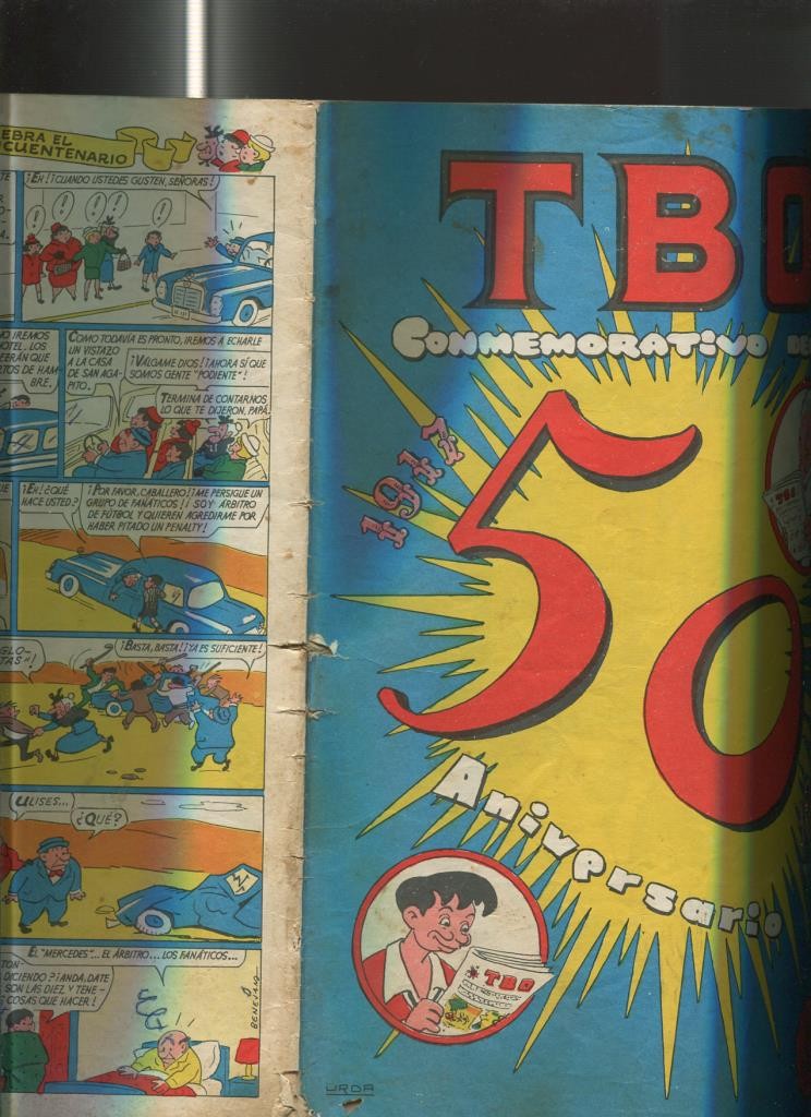 TBO extra de 8 pts: 50 aniversario 1917-1967 (numerado 7 en trasera)