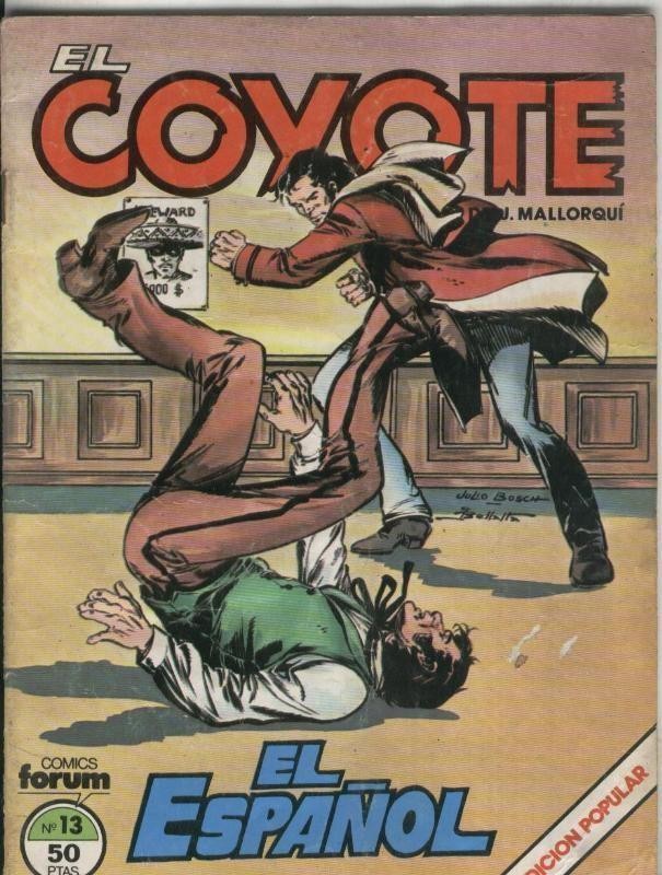 El Coyote numero 13: El español (numerado 1 en interior)