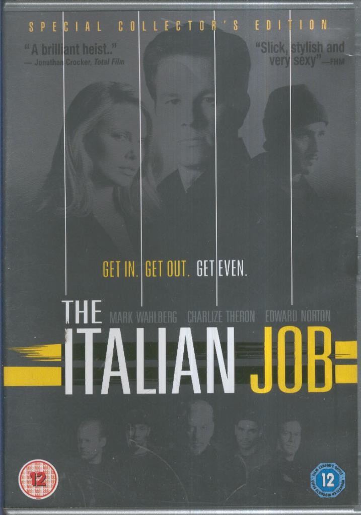 DVD-Cine: THE ITALIAN JOB - Get in, get out, get even