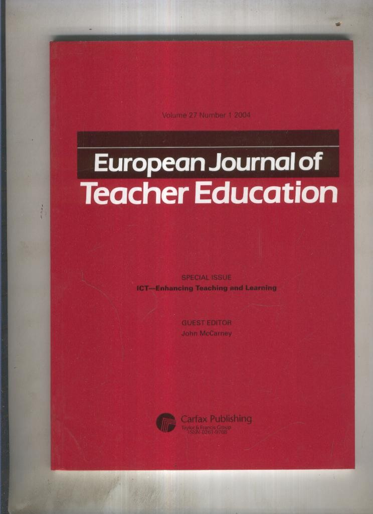 European Journal of. Teacher education vol. 27 number 1 2004