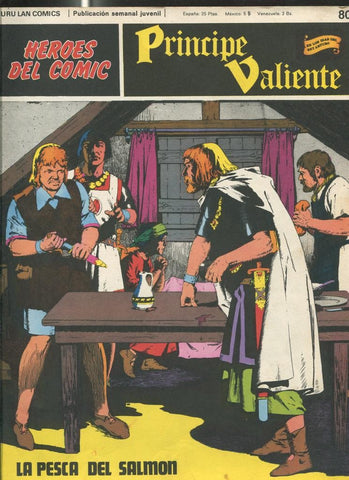 Principe Valiente de Burulan numero 80: La pesca del salmon