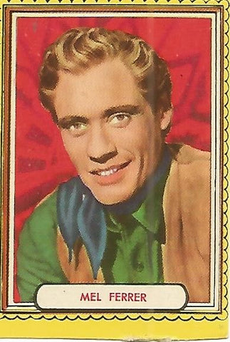 CROMO ALBUM FAMOSAS ESTRELLAS DE LA PANTALLA 066: MEL FERRER