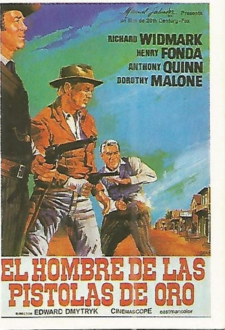 CROMO VIDEO GUAY 077: CARTEL EL HOMBRE DE LAS PISTOLAS DE ORO no 120