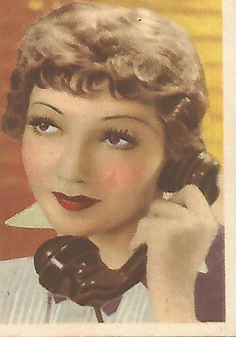 CROMO CINEFOTO 087: Claudette Colbert