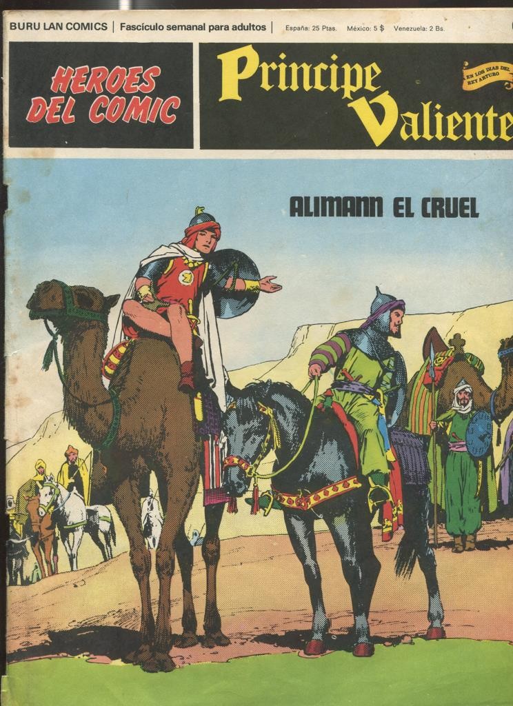 Principe Valiente de Burulan numero 64: Alimann el cruel