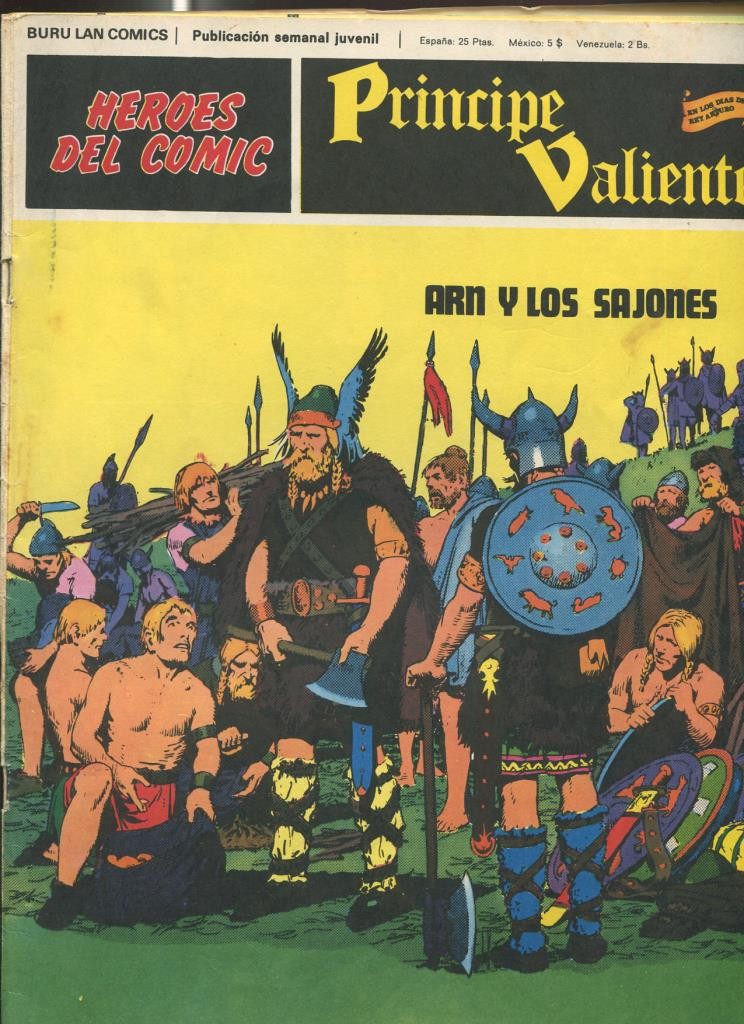 Principe Valiente de Burulan numero 69: Arn y los sajones