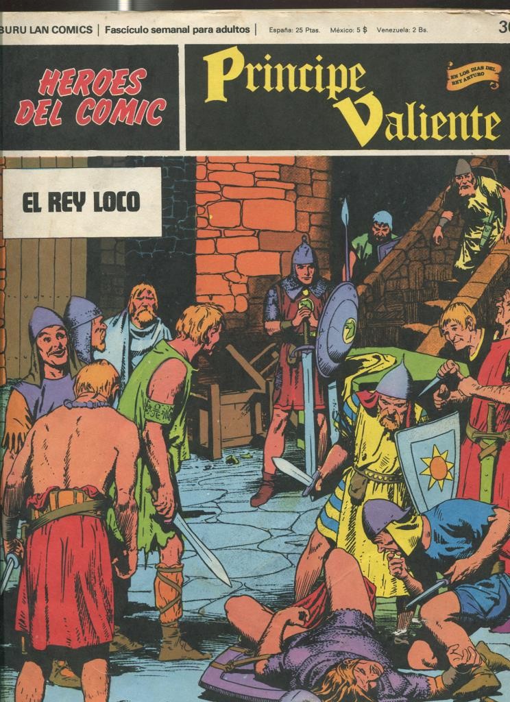 Principe Valiente de Burulan numero 30: el rey loco