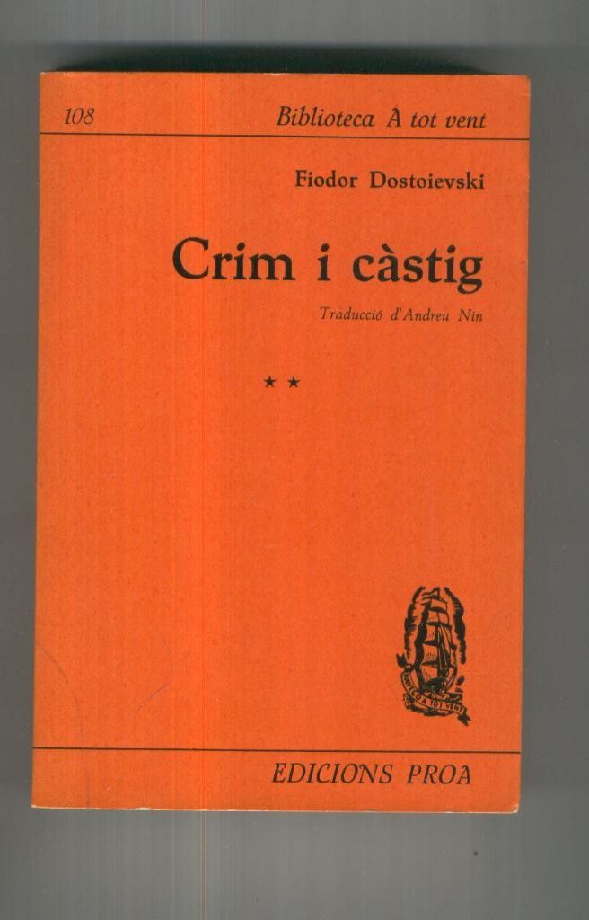 Crim i càstig, dos volumenes