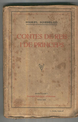 Contes de reis i de princeps (cubierta artesanal y reconstruida)