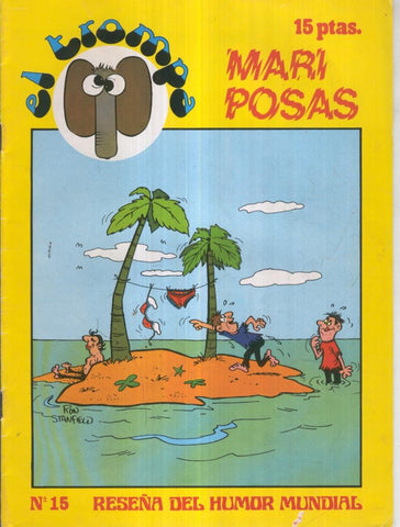 El Trompa revista chistes picantes numero 15: mariposas (grapa sacada por oxido)