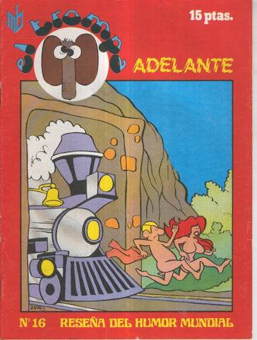 El Trompa revista chistes picantes numero 16: adelante (grapa sacada por oxido)