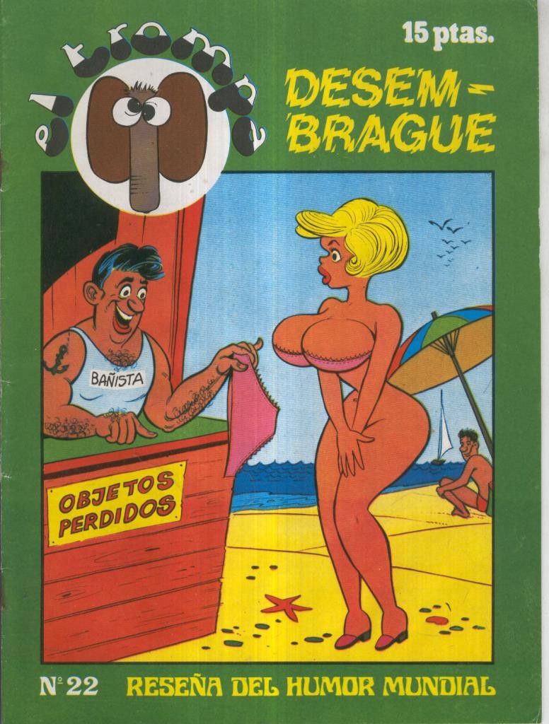 El Trompa revista chistes picantes numero 22: desembrague (grapa sacada por oxido)