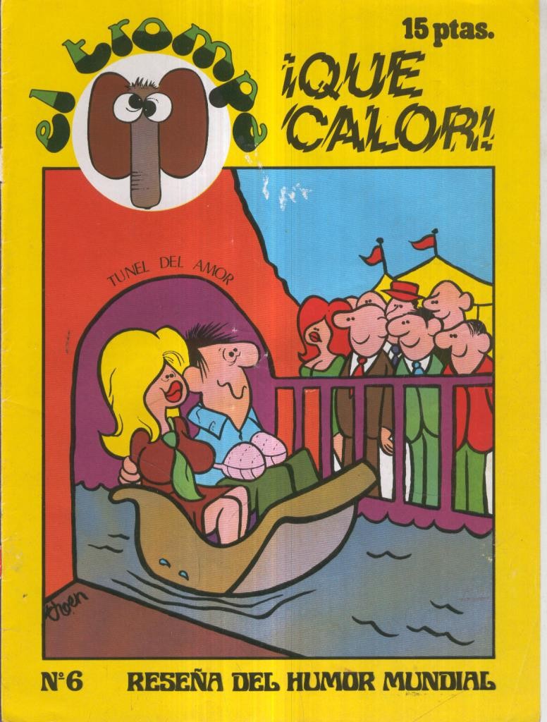 El Trompa revista chistes picantes numero 06: que calor (solo la cubierta)