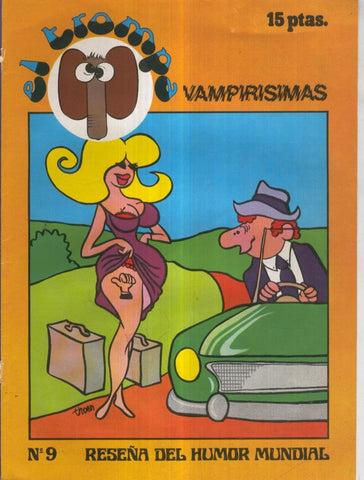 El Trompa revista chistes picantes numero 09: vampirisimas (solo la cubierta)