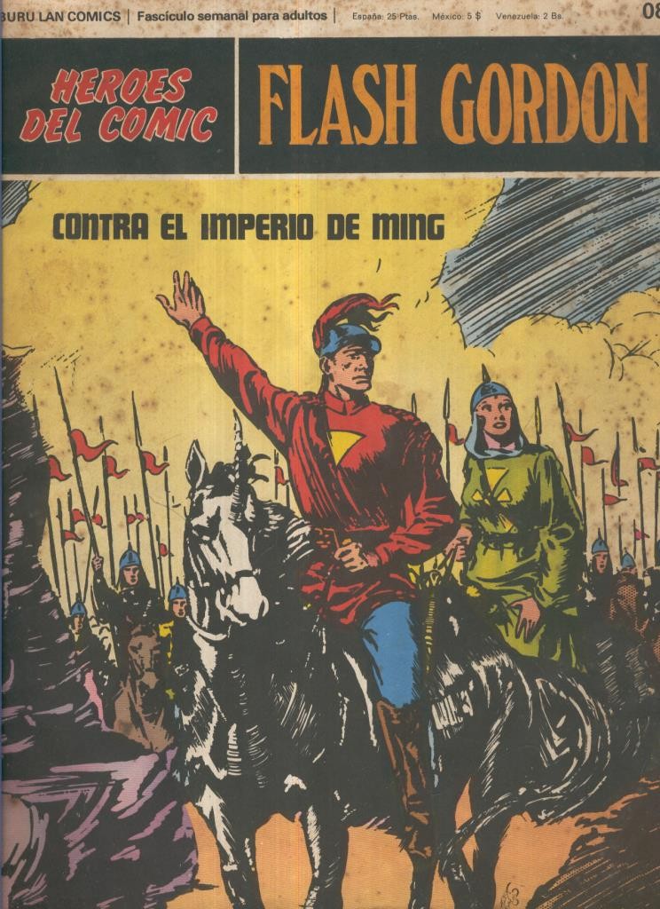 Flash Gordon de Burulan numero 008: Contra el imperio de Ming