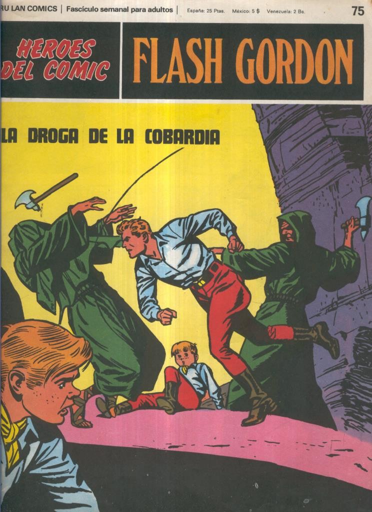 Flash Gordon de Burulan numero 75: La droga de la cobardia