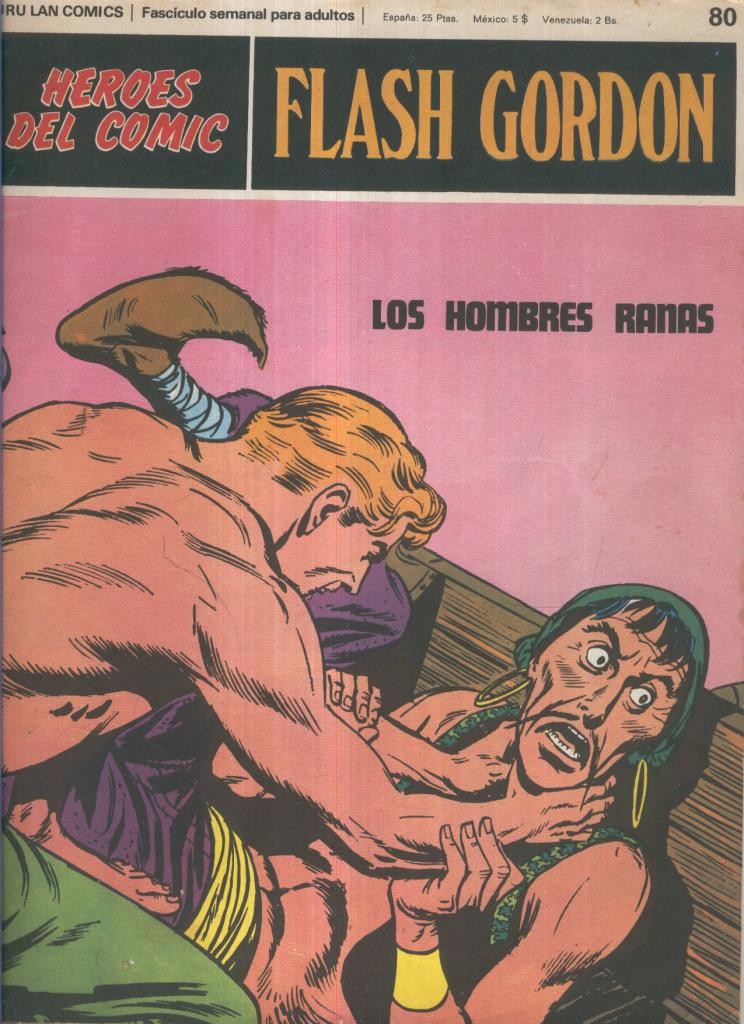 Flash Gordon de Burulan numero 80: Los hombres ranas