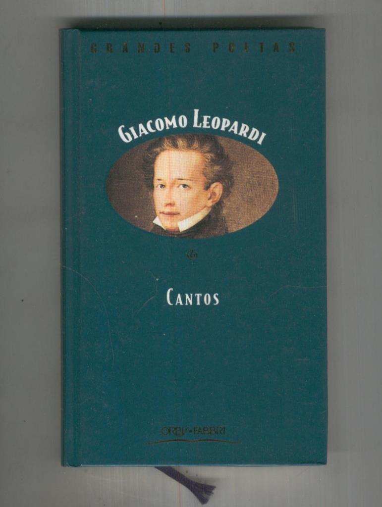 Grandes poetas: Cantos de Giacomo Leopardi