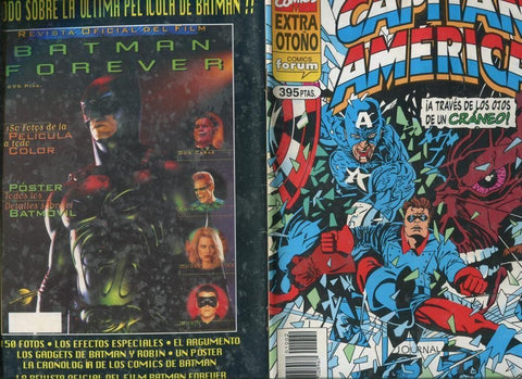 Capitan America: Extra Otoño 1994 (grapa sacada por indicio de oxido)