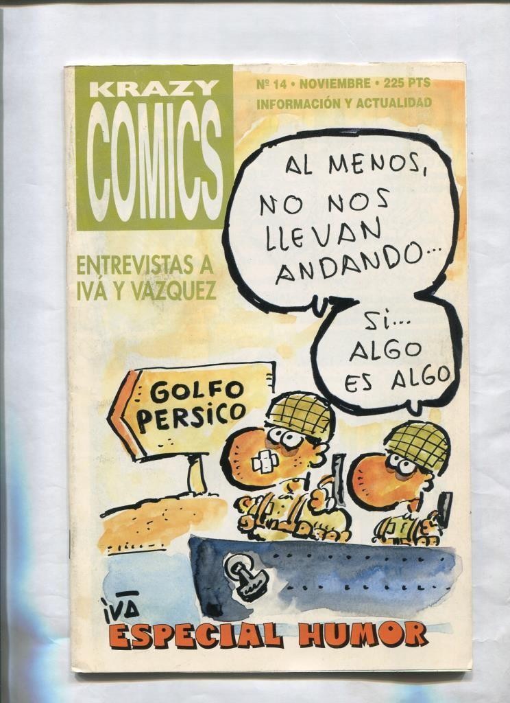 Krazy comics numero 14 (noviembre 1990):  especial Humor: Ivan, Vazquez