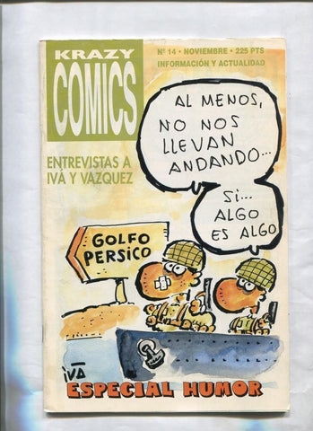 Krazy comics numero 14 (noviembre 1990):  especial Humor: Ivan, Vazquez
