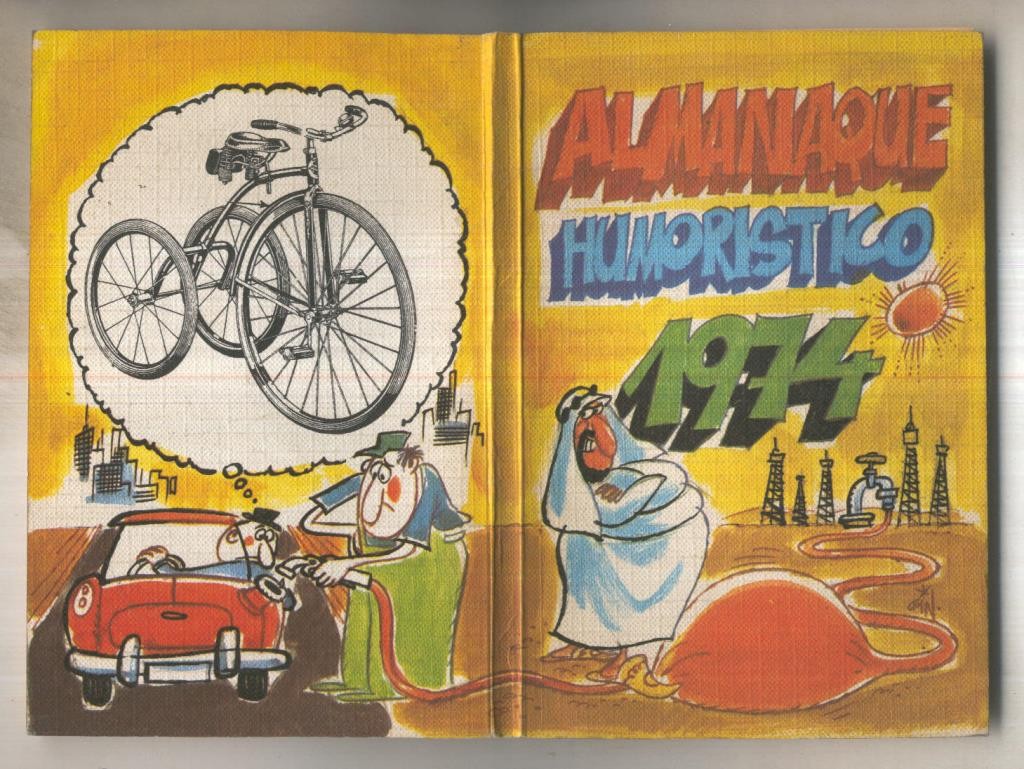 Almanaque humoristico 1974 ilustrado por GIN