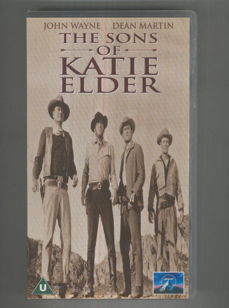 VHS CINE: THE SONS OF KATIE ELDER - John Wayne